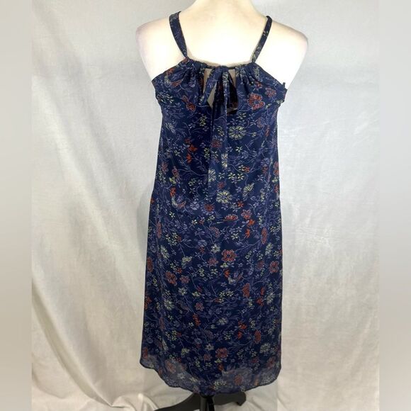 ModCloth Illuminated Elegance purple floral chiffon midi dress size small - Picture 3 of 5